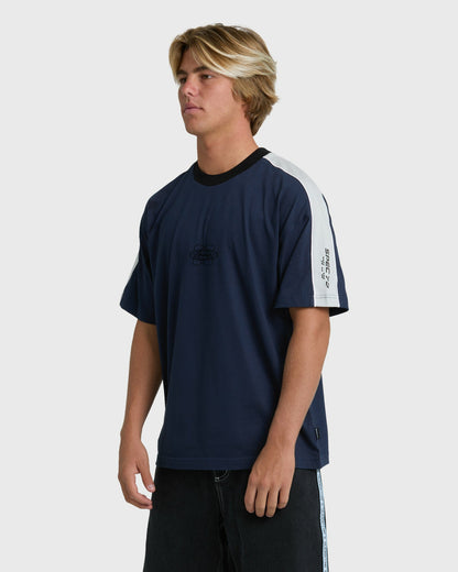 Billabong Men's Spec 73 Iconic Short Sleeve T-Shirt - Vintage Indigo