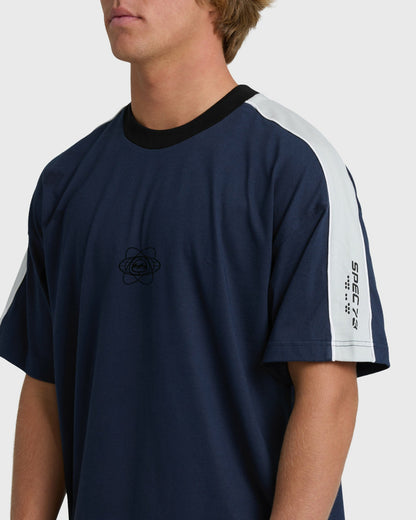 Billabong Men's Spec 73 Iconic Short Sleeve T-Shirt - Vintage Indigo