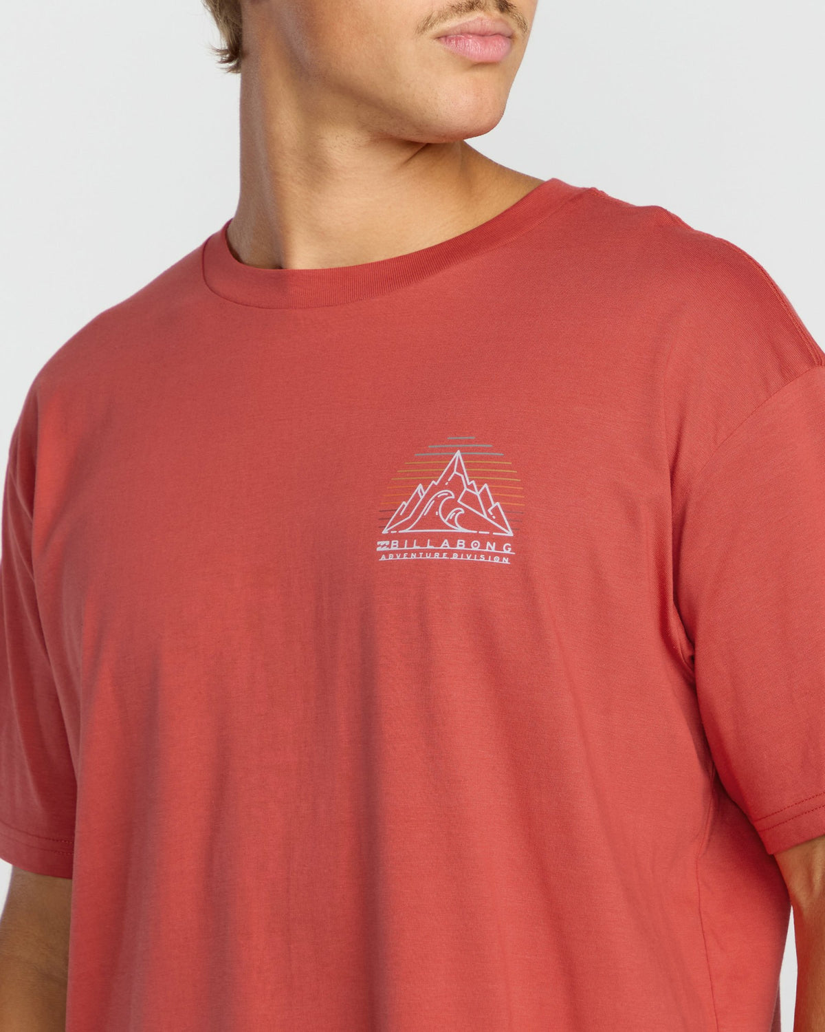 Billabong Men's Rockies A\/Div Short Sleeve T-Shirt - Red Clay