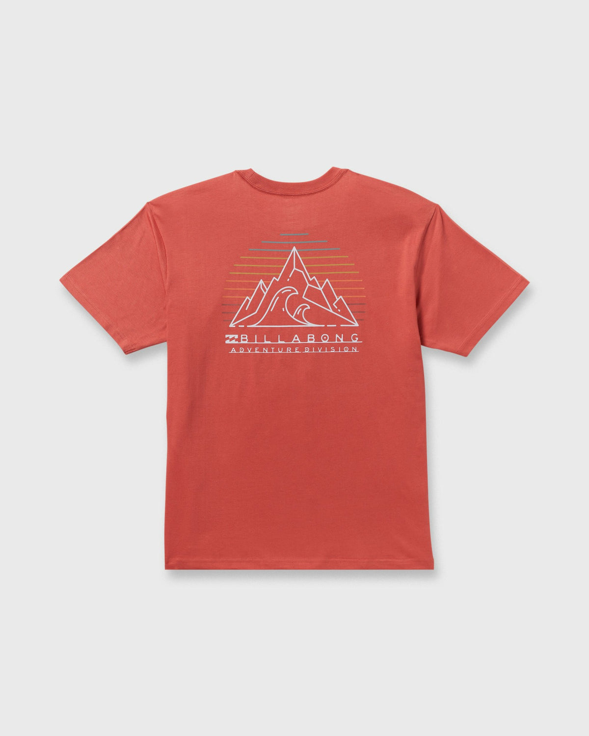 Billabong Men's Rockies A\/Div Short Sleeve T-Shirt - Red Clay