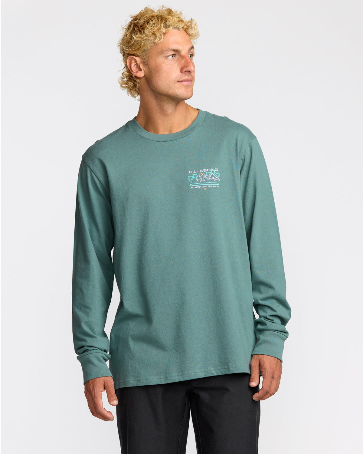 Billabong Men's Coastal Range A\/Div Long Sleeve T-Shirt - Sea Blue