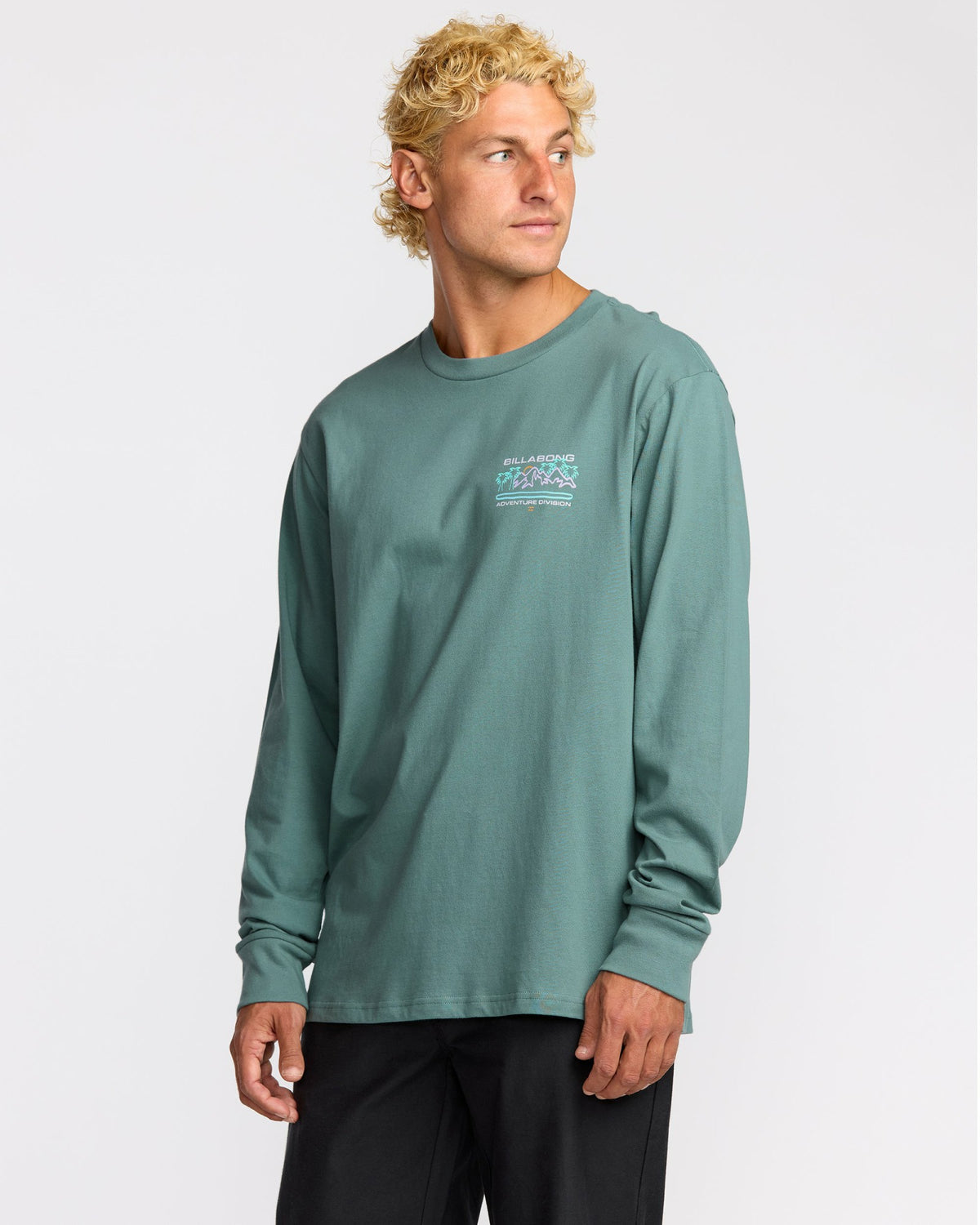 Billabong Men's Coastal Range A\/Div Long Sleeve T-Shirt - Sea Blue