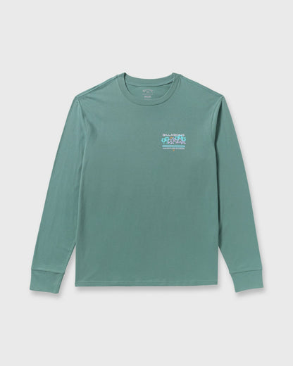 Billabong Men's Coastal Range A\/Div Long Sleeve T-Shirt - Sea Blue