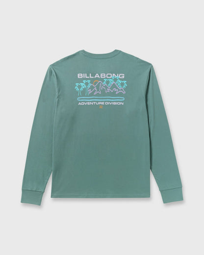 Billabong Men's Coastal Range A\/Div Long Sleeve T-Shirt - Sea Blue