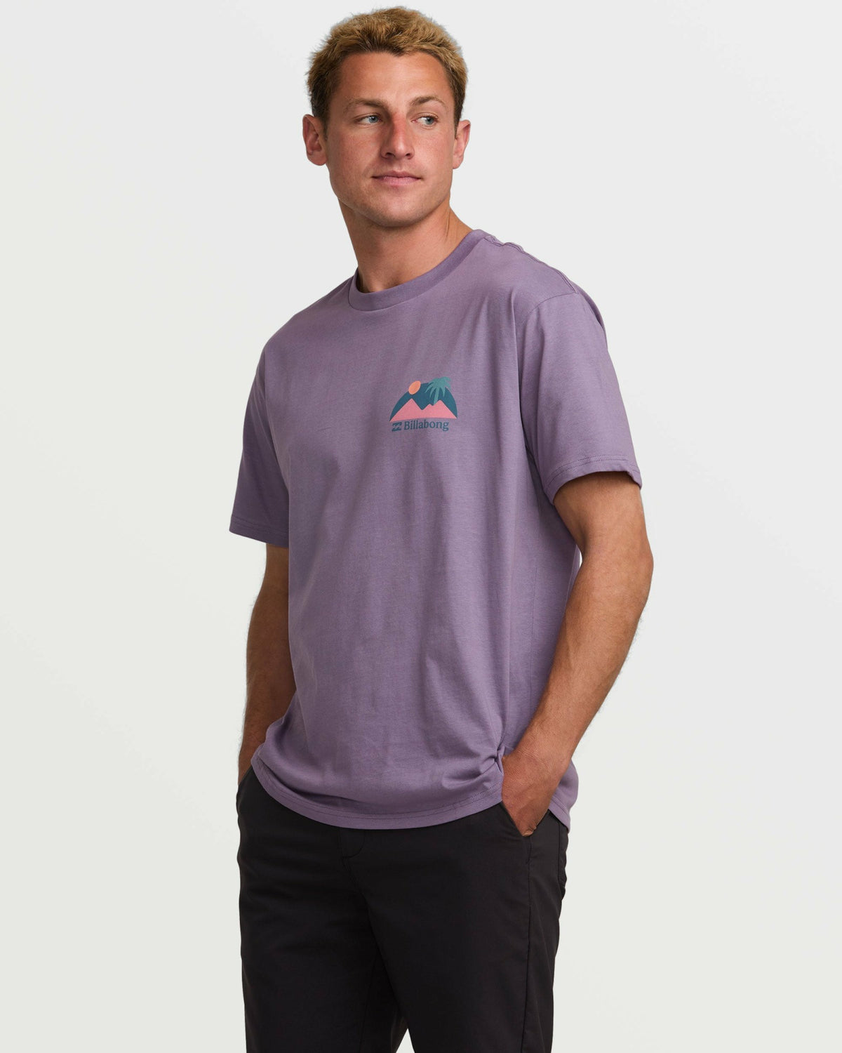 Billabong Men's Sun Down A\/Div Tee - Lavender