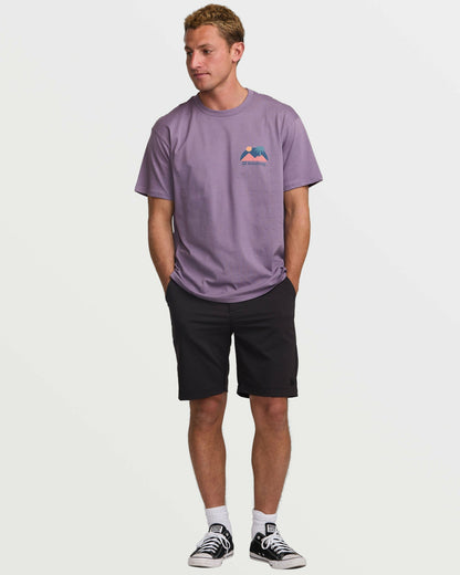 Billabong Men's Sun Down A\/Div Tee - Lavender