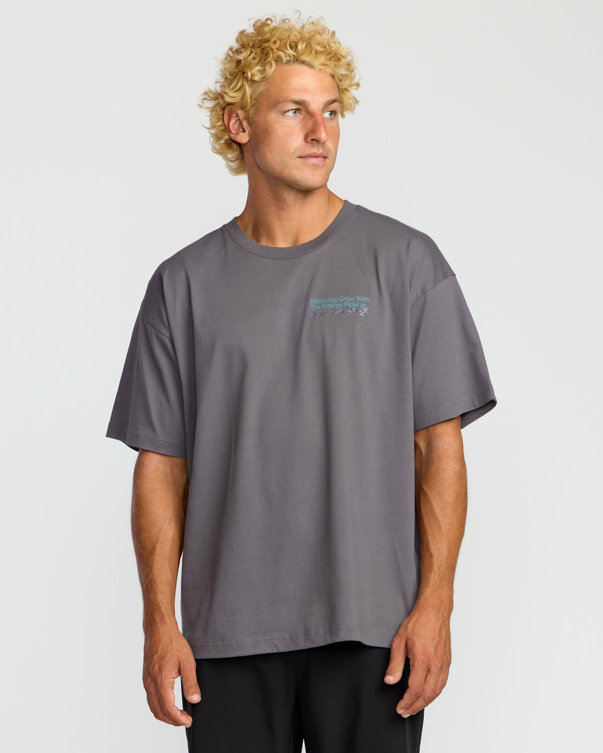 Billabong Men's Grow OG A\/Div Short Sleeve T-Shirt - Grey Violet