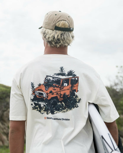 Billabong Men's A\/Div Abandon Short Sleeve T-Shirt - Off White