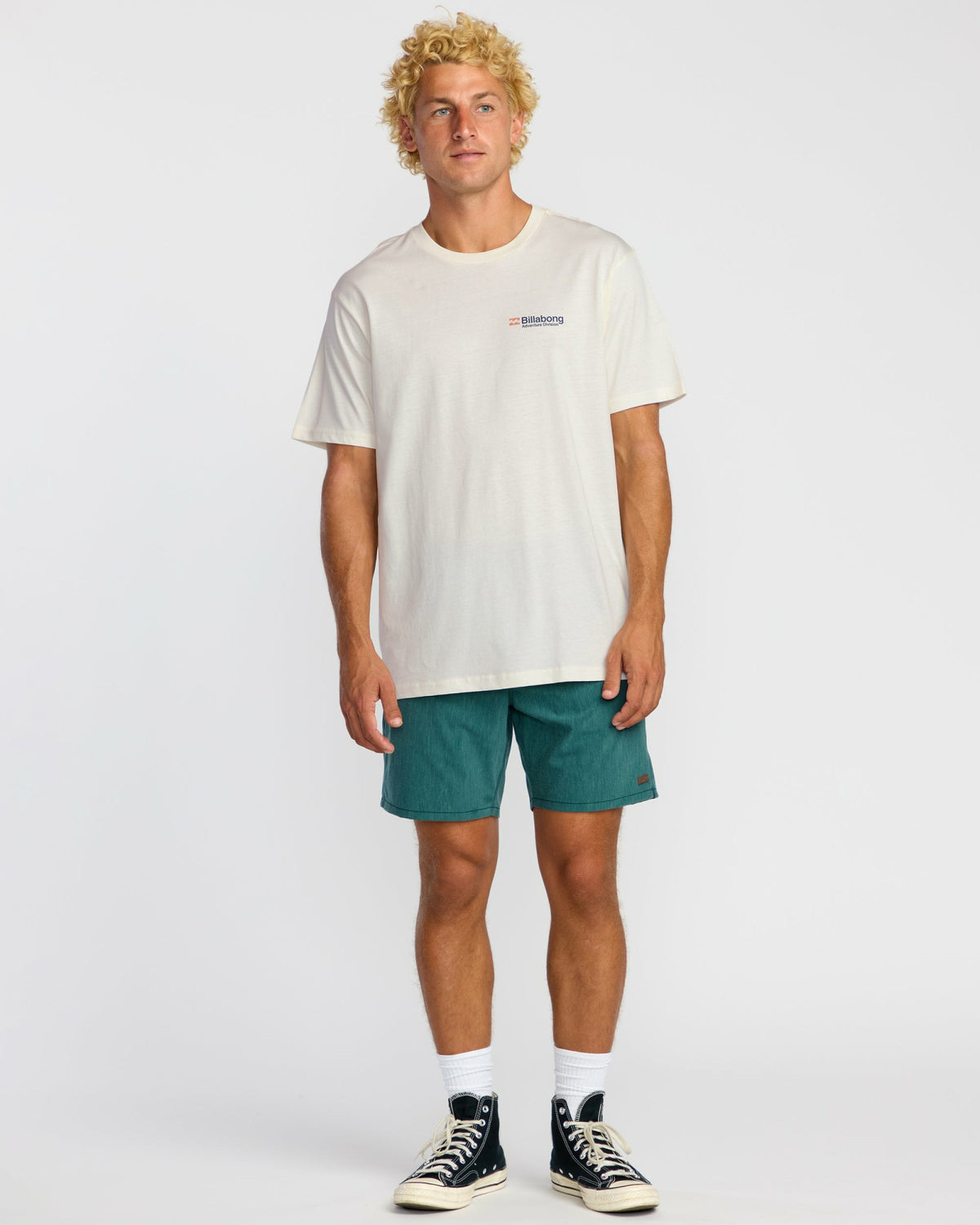 Billabong Men's A\/Div Abandon Short Sleeve T-Shirt - Off White