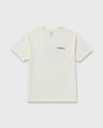 Billabong Men's A\/Div Abandon Short Sleeve T-Shirt - Off White