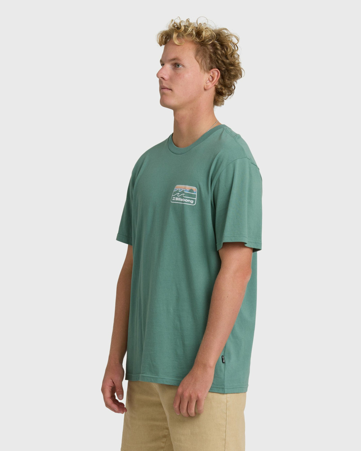 Billabong Men's Runner Premium Short Sleeve T-Shirt - Sea Green