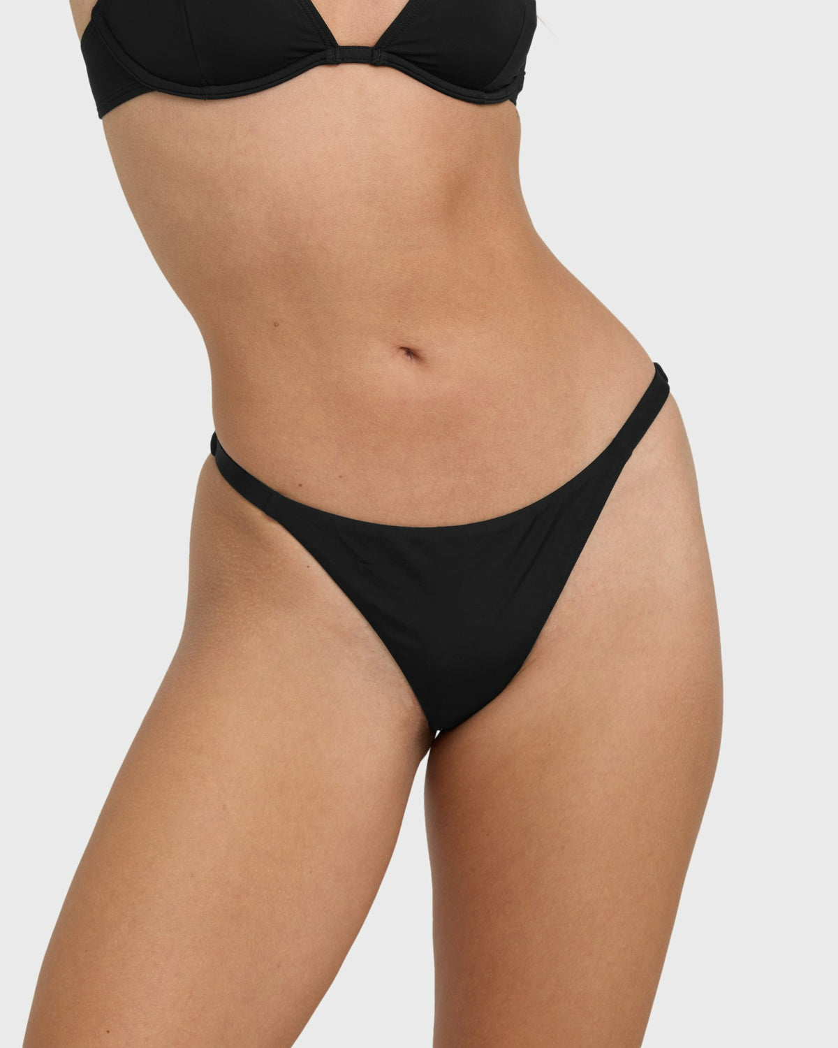 Billabong Women's Sol Searcher Maya Bikini Bottom - Black Pebble