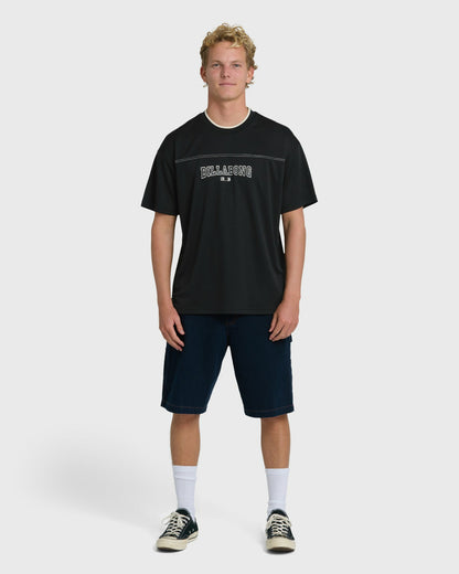 Billabong Men's A.I. Mesh Jersey Short Sleeve T-Shirt - Black