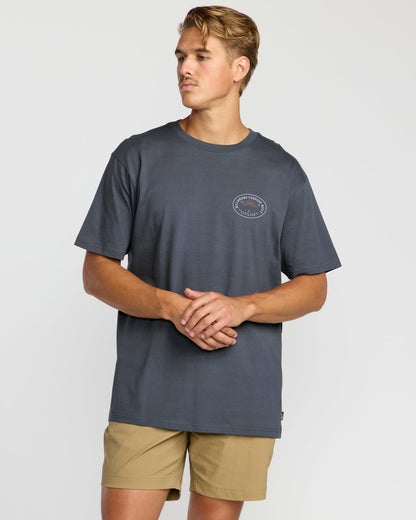Billabong Men's Sierras A\/Div Short Sleeve T-Shirt - Midnight Blue