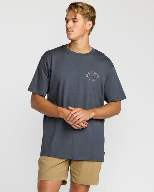 Billabong Men's Sierras A\/Div Short Sleeve T-Shirt - Midnight Blue