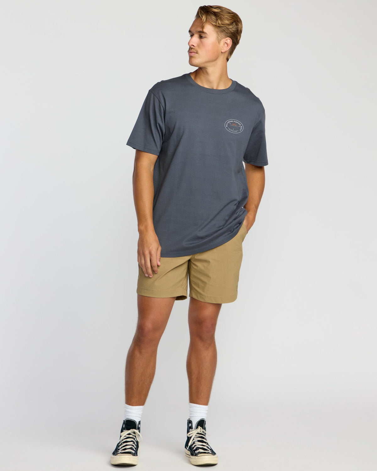 Billabong Men's Sierras A\/Div Short Sleeve T-Shirt - Midnight Blue