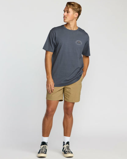 Billabong Men's Sierras A\/Div Short Sleeve T-Shirt - Midnight Blue