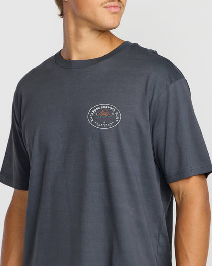 Billabong Men's Sierras A\/Div Short Sleeve T-Shirt - Midnight Blue