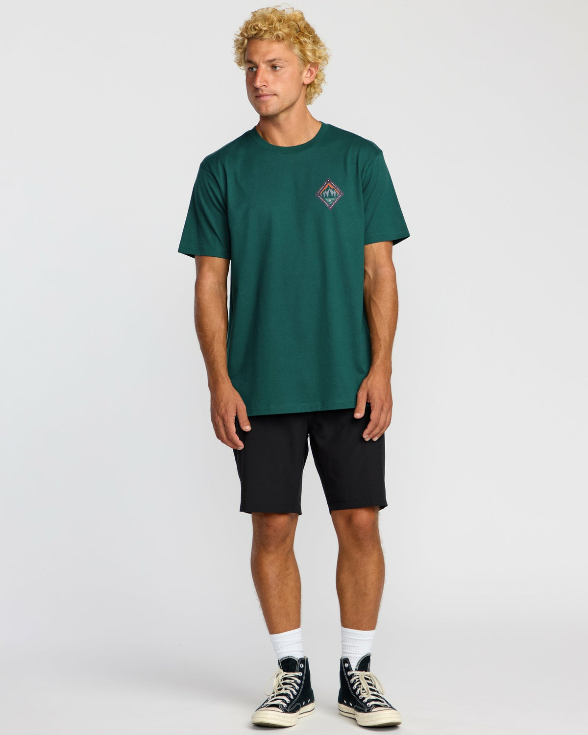Billabong Men's Rockies A\/Div Short Sleeve T-Shirt - Spruce Green