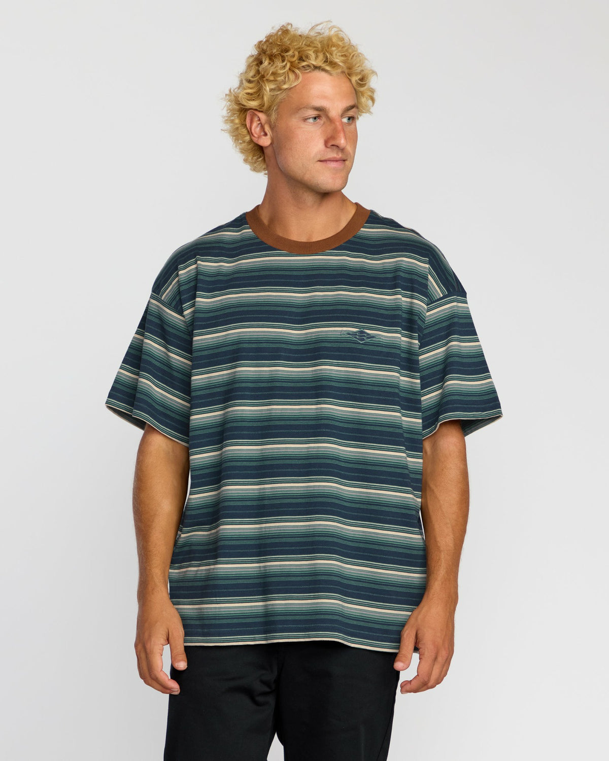 Billabong Men's Baxter Short Sleeve T-Shirt - Midnight Blue