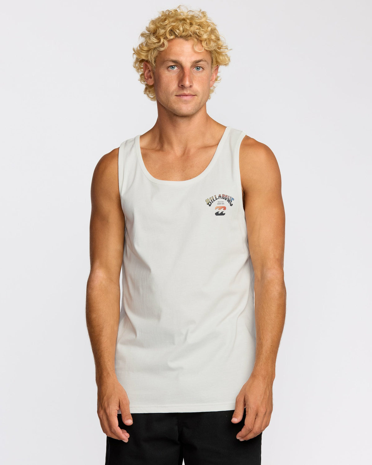 Billabong Men's Arch Fade Tank - Off White