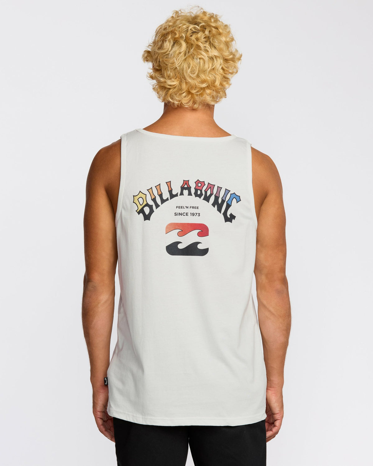 Billabong Men's Arch Fade Tank - Off White