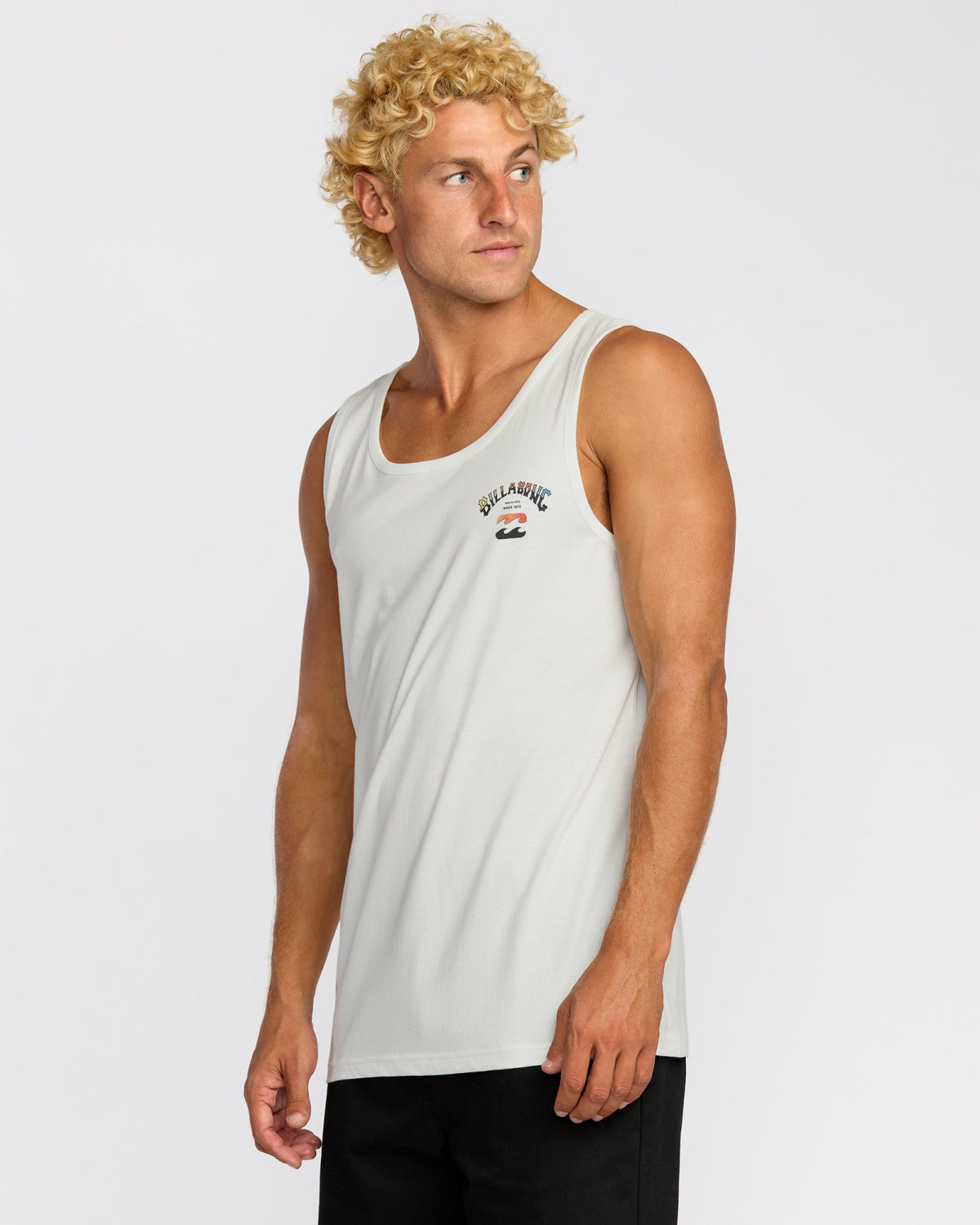 Billabong Men's Arch Fade Tank - Off White