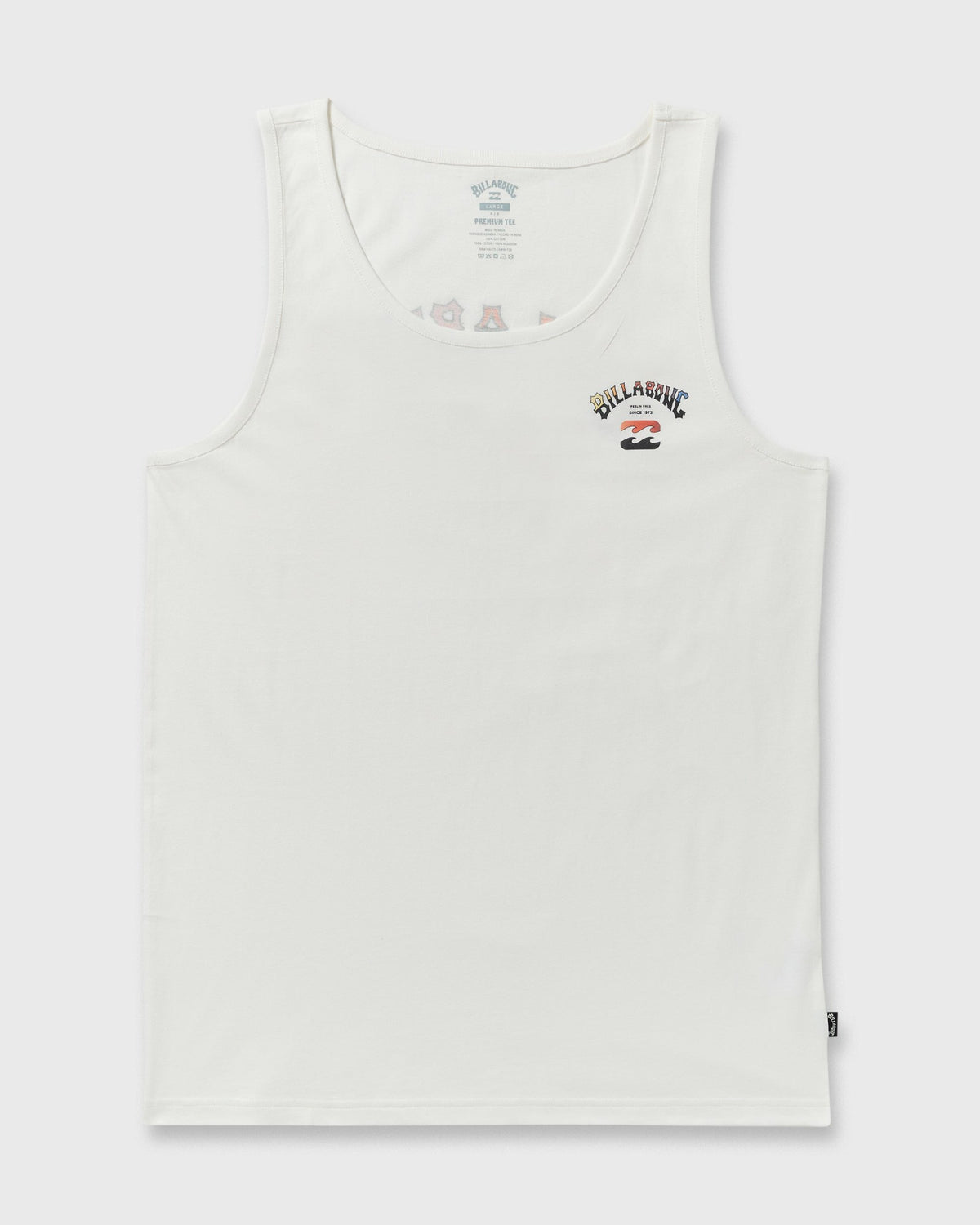 Billabong Men's Arch Fade Tank - Off White