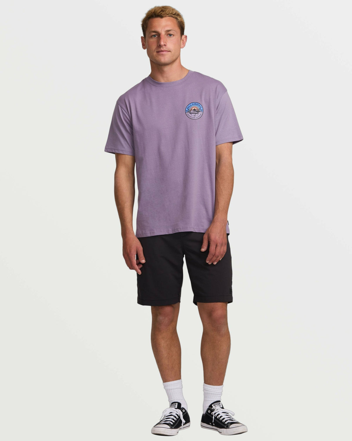 Billabong Men's Rockies A\/Div Tee - Lavender