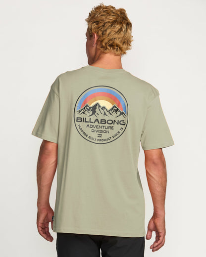 Billabong Men's Rockies A\/Div Short Sleeve T-Shirt - Sage Heather