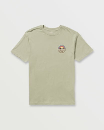 Billabong Men's Rockies A\/Div Short Sleeve T-Shirt - Sage Heather