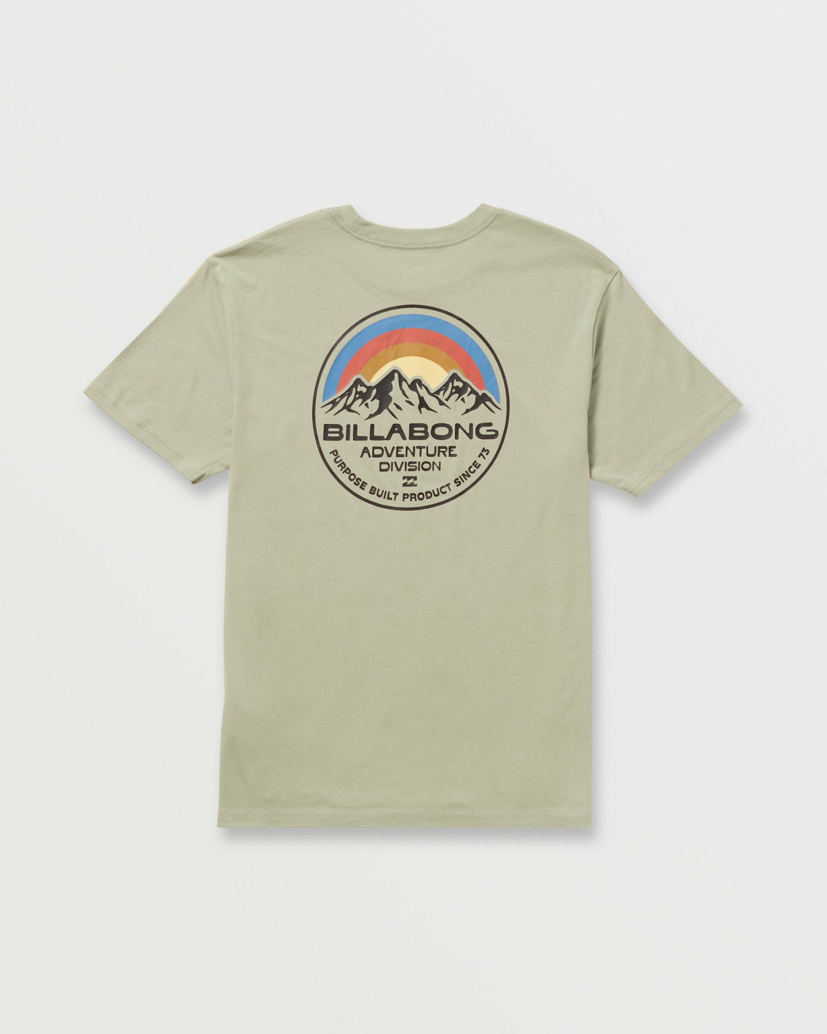 Billabong Men's Rockies A\/Div Short Sleeve T-Shirt - Sage Heather