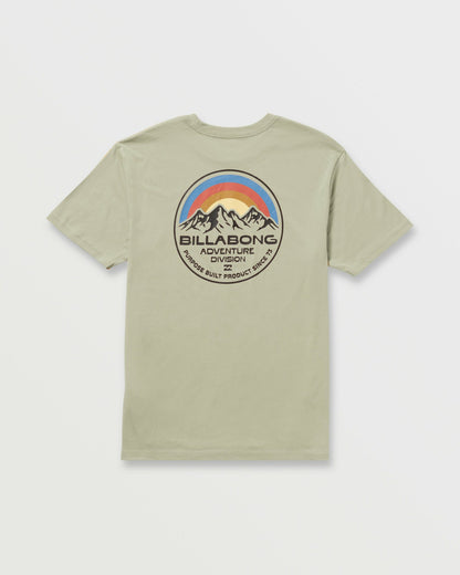 Billabong Men's Rockies A\/Div Short Sleeve T-Shirt - Sage Heather