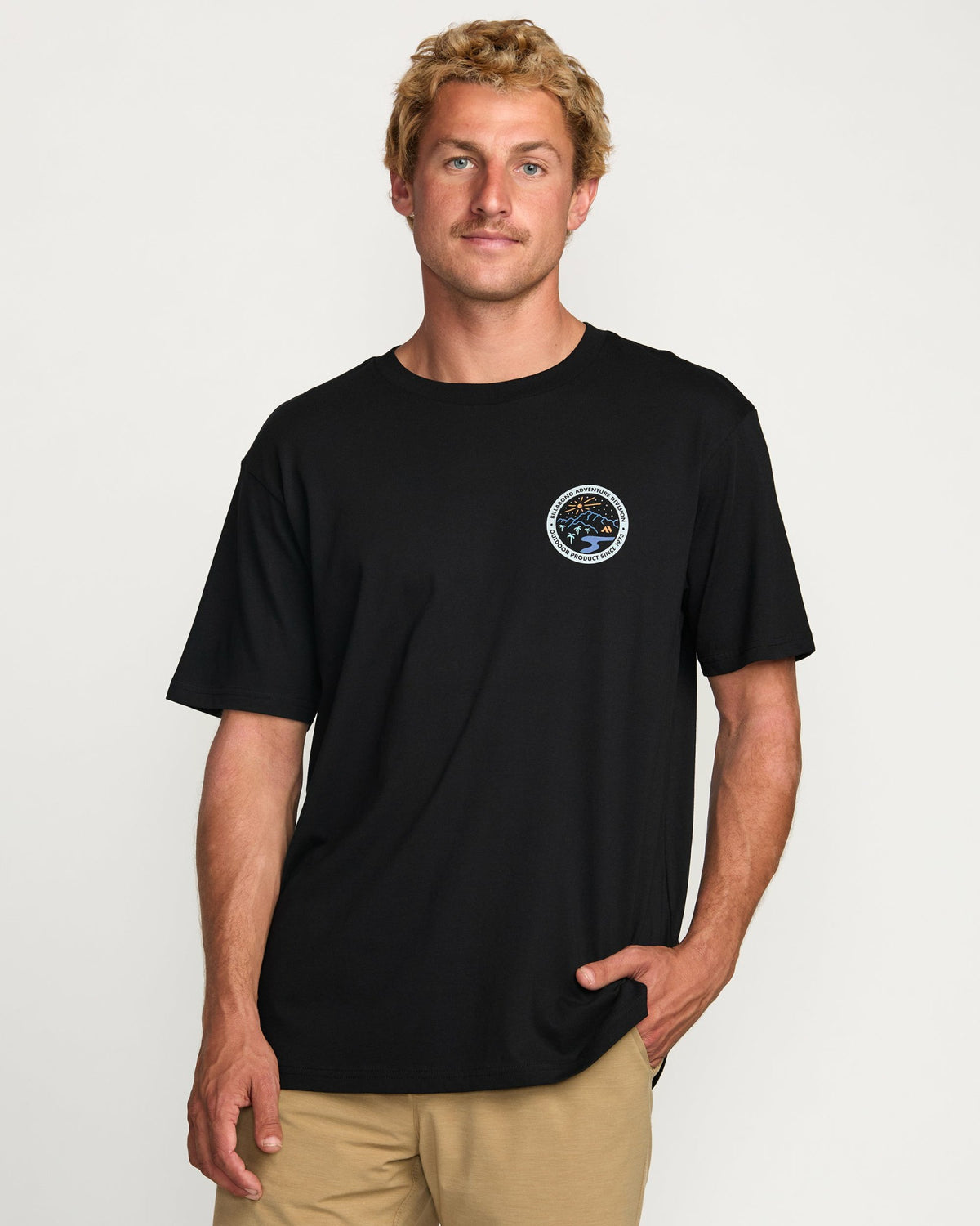 Billabong Men's Rockies A\/Div Short Sleeve T-Shirt - Black