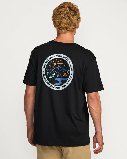 Billabong Men's Rockies A\/Div Short Sleeve T-Shirt - Black