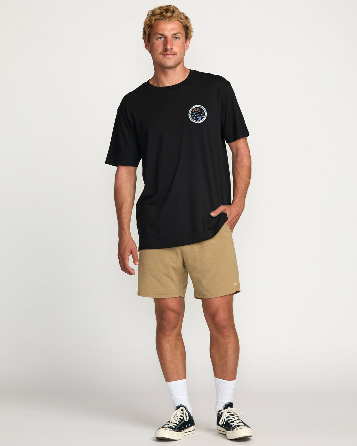 Billabong Men's Rockies A\/Div Short Sleeve T-Shirt - Black