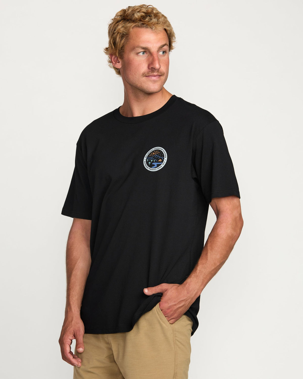 Billabong Men's Rockies A\/Div Short Sleeve T-Shirt - Black