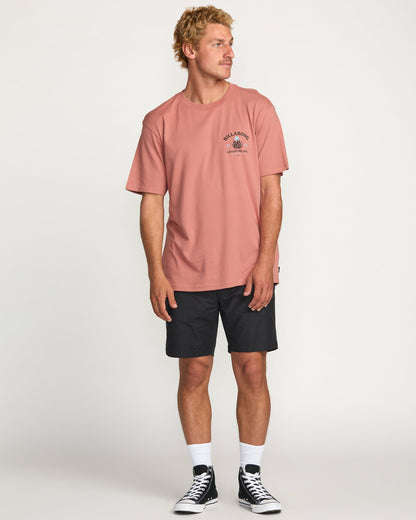 Billabong Men's A\/Div Agave Tee - Dusty Rose