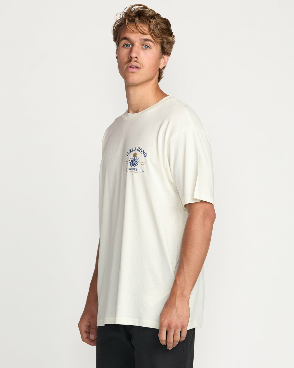 Billabong Men's A\/Div Agave Tee - Off White