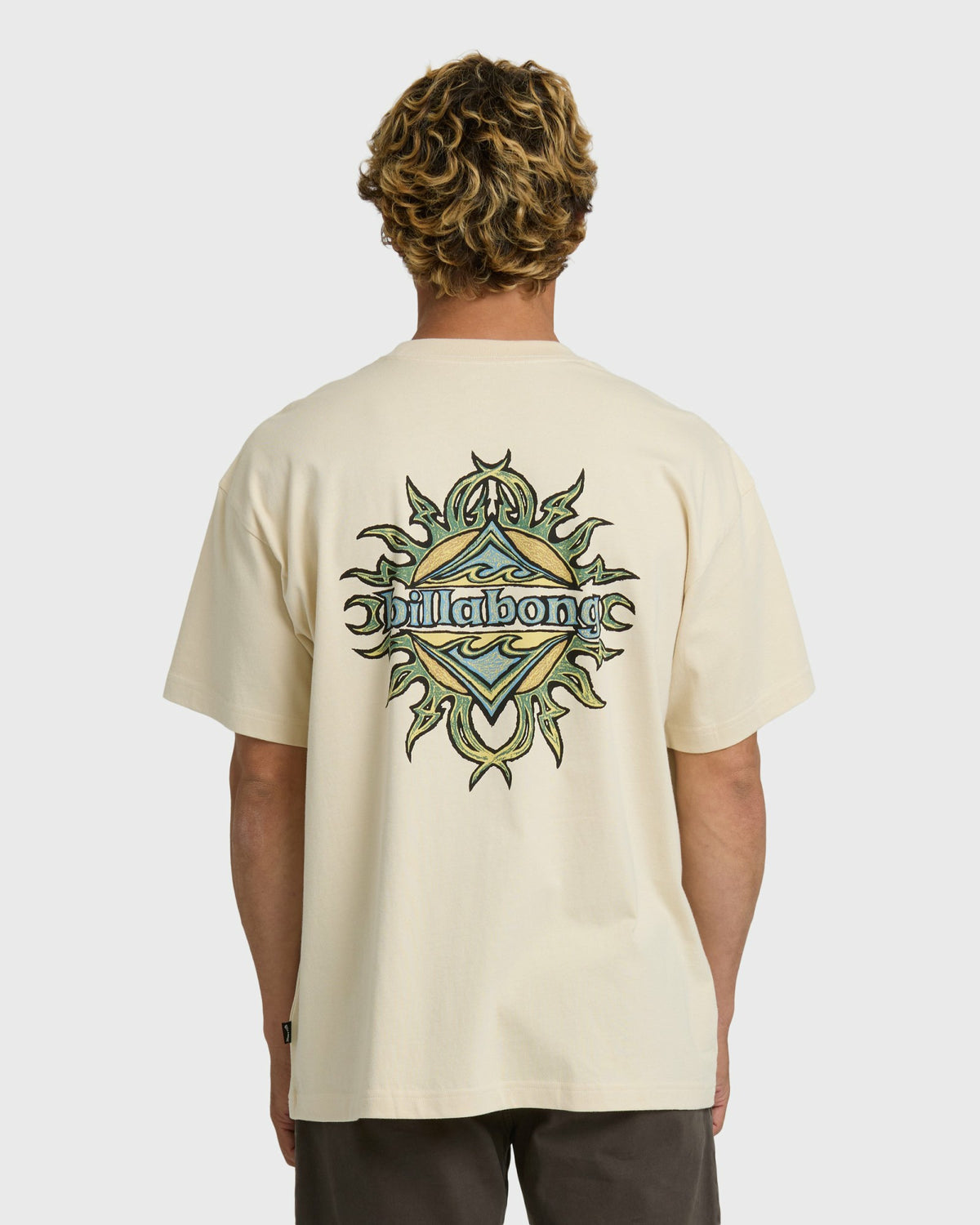 Billabong Men's Solar Flare OG T-Shirt - Oatmeal