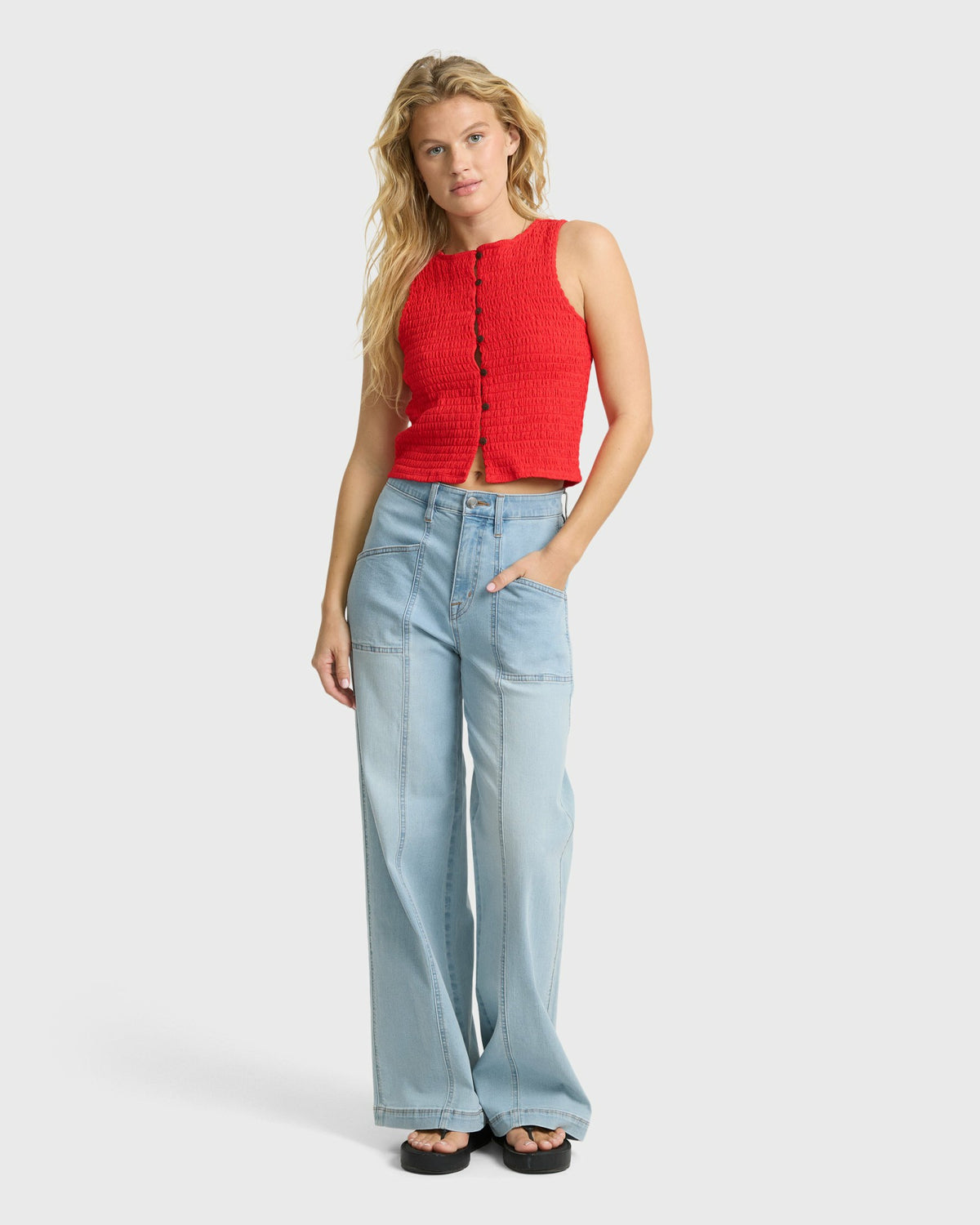 Billabong Women's Rival Relaxed Jeans - Surf Spray