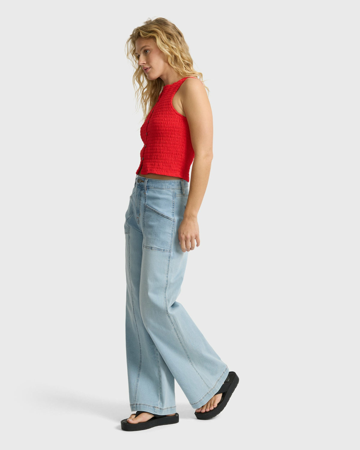 Billabong Women's Rival Relaxed Jeans - Surf Spray