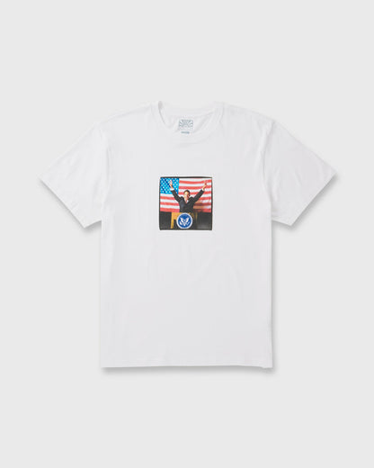 Billabong Men's A.I. 4 Pres Premium Short Sleeve T-Shirt - White