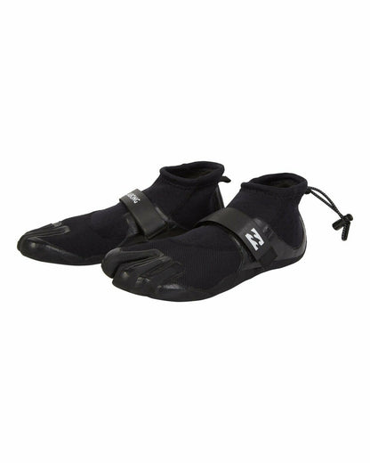 Billabong Men's 2mm Pro Reef Flatlock Wetsuit Boots - Black