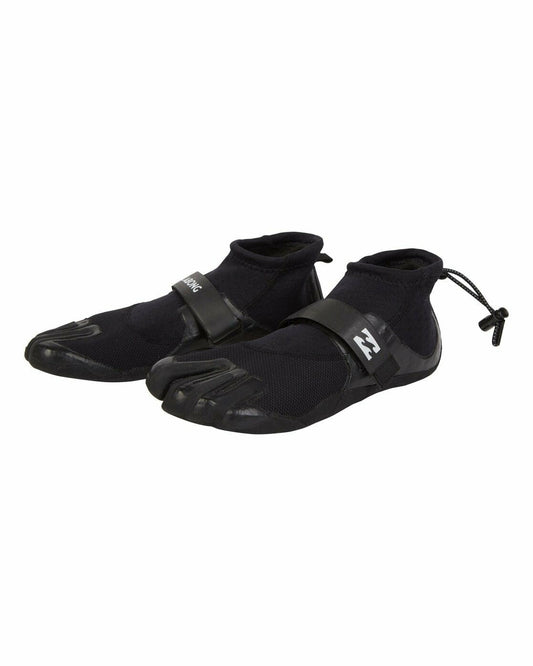 Billabong Men's 2mm Pro Reef Flatlock Wetsuit Boots - Black