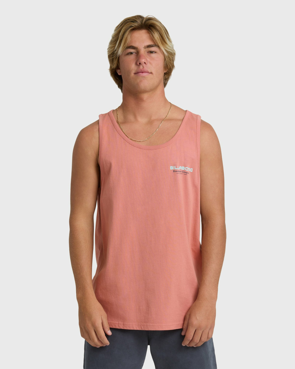 Billabong Men's Tailgating Tank - Ash Rose