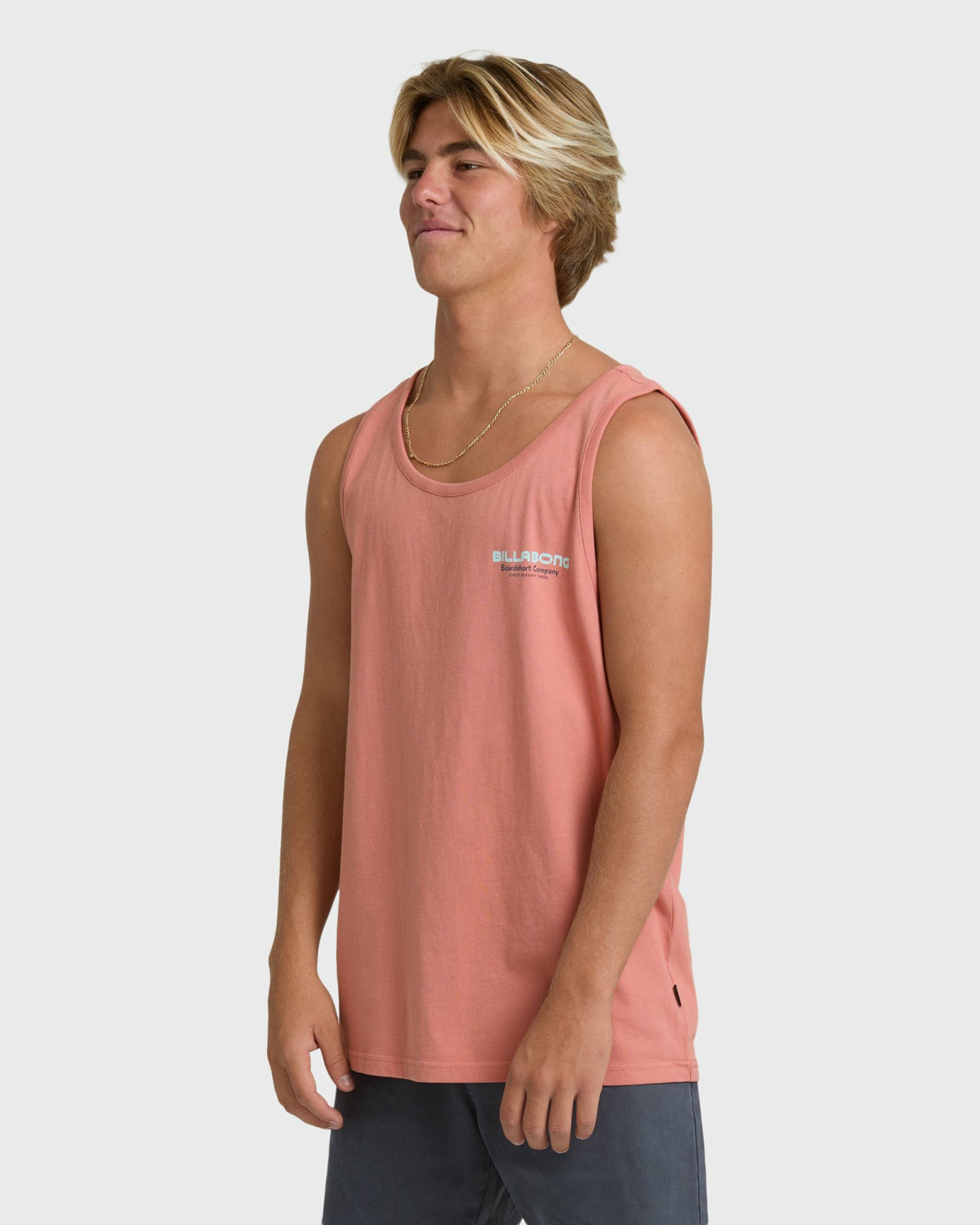 Billabong Men's Tailgating Tank - Ash Rose