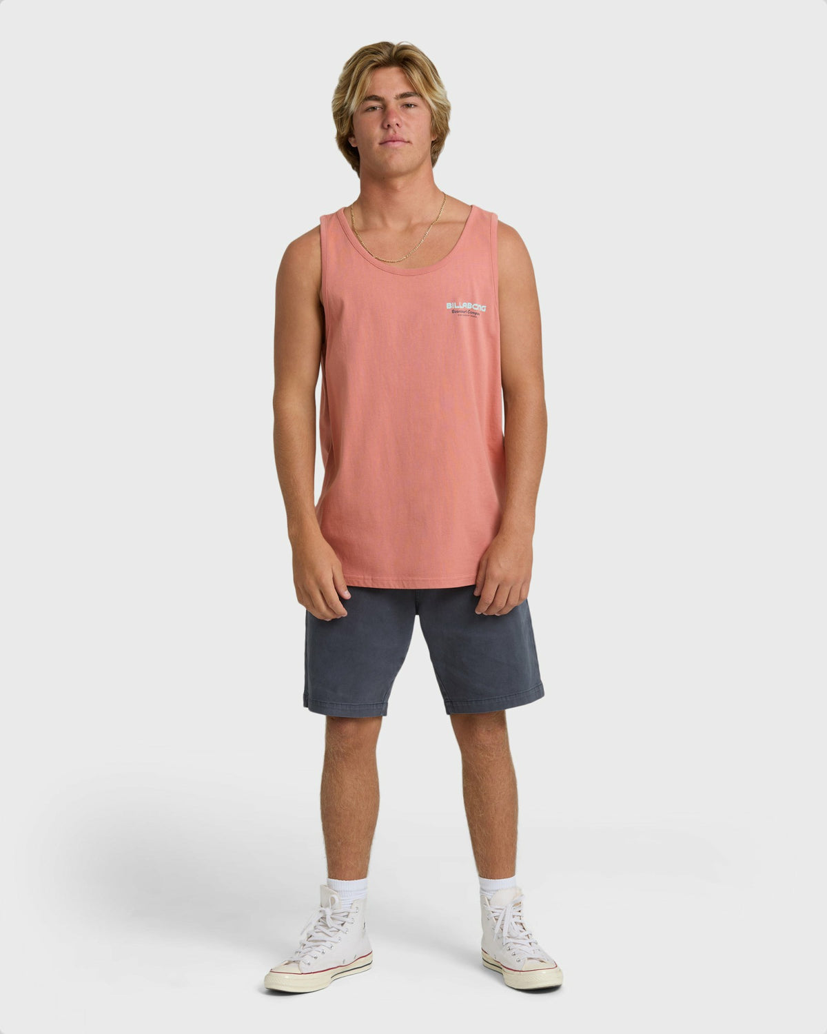 Billabong Men's Tailgating Tank - Ash Rose