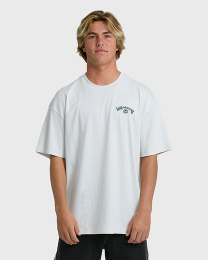 Billabong Men's Spec 73 Bio Arch OG Short Sleeve T-Shirt - Fog Gray
