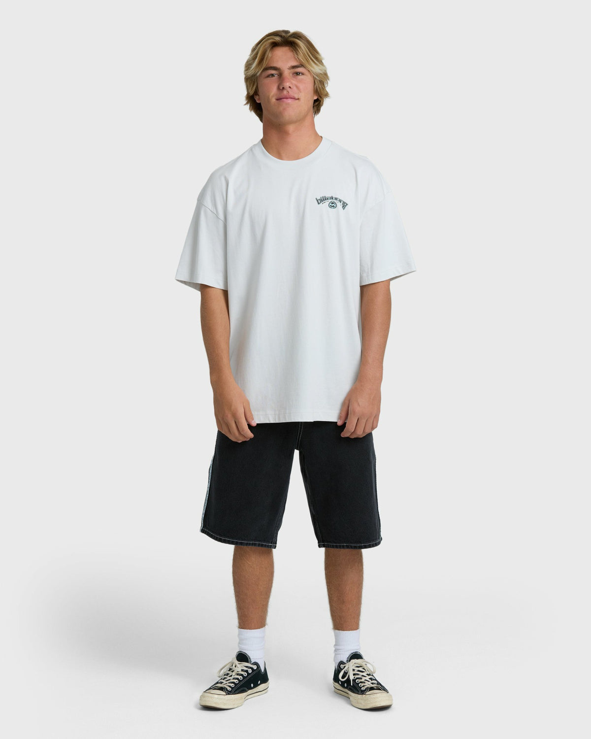 Billabong Men's Spec 73 Bio Arch OG Short Sleeve T-Shirt - Fog Gray
